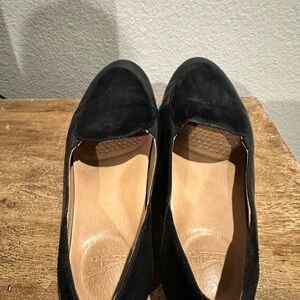 Dansko Women's Black Suede Loafers